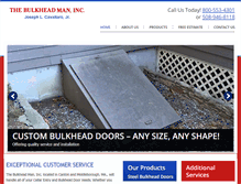Tablet Screenshot of bulkheaddoors.com